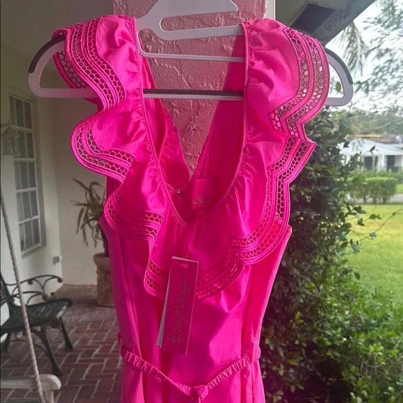 Lilly Pulitzer Pink Maxi Dress - Picture 1 of 16